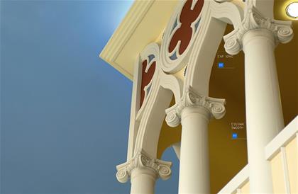 Pilasters Cap Iconic